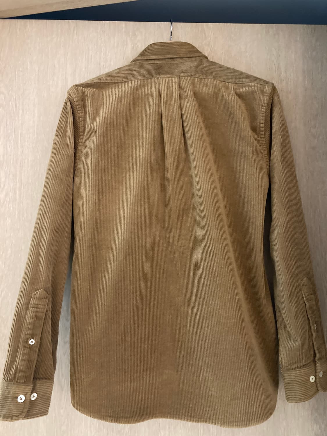 브룩스 브라더스 브라운색 코듀로이 버튼다운 셔츠 S 새상품 상품이미지2