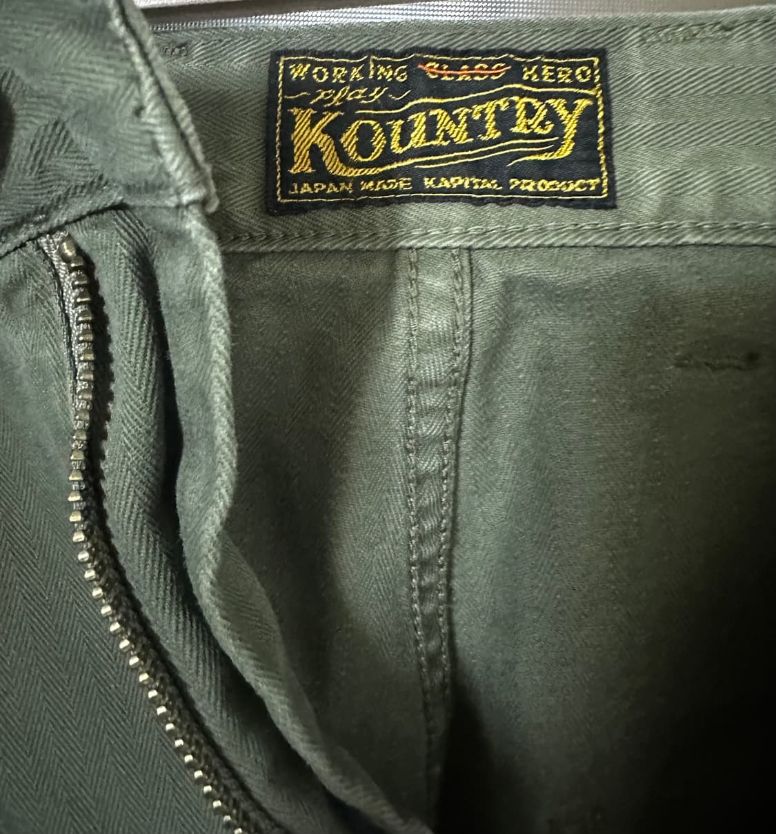 캐피탈 퍼티그 배기팬츠 러쉬필드 리메이크 상품이미지4