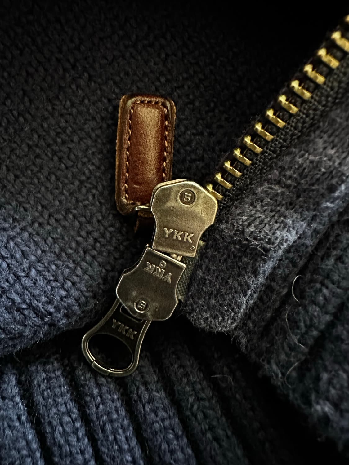 폴로 랄프로렌 빅포니 뉴욕 니트 집업 M 상품이미지5