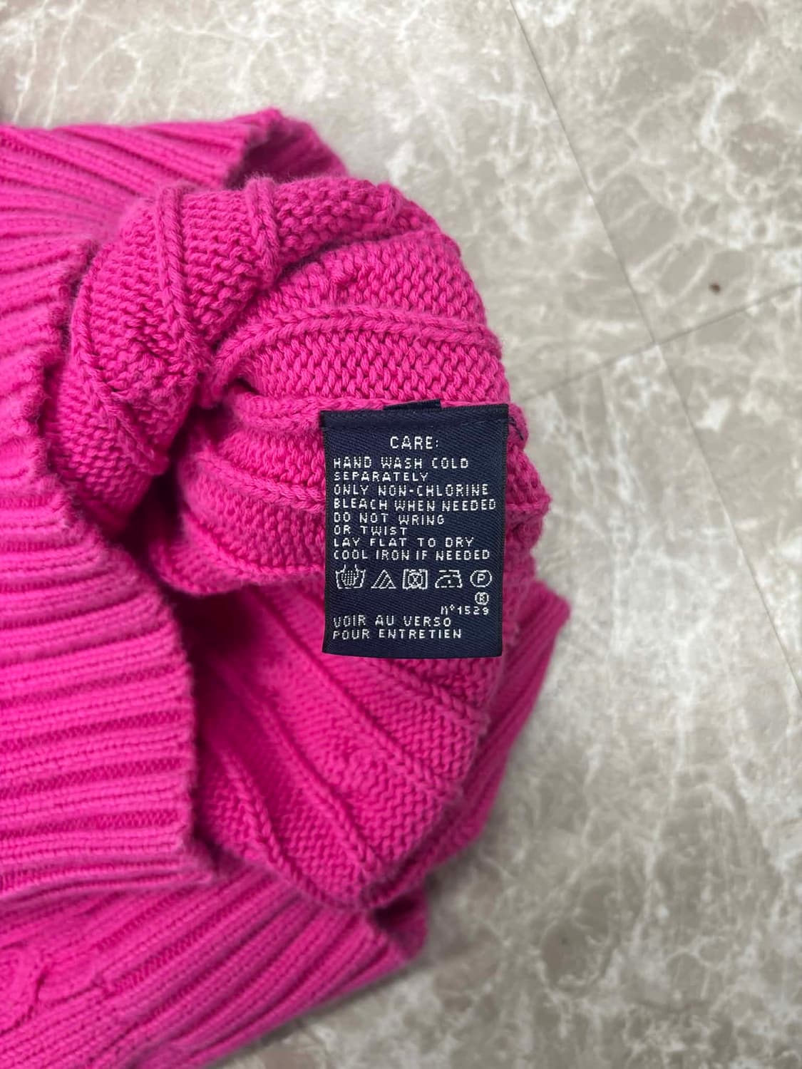 폴로 랄프로렌 케이블 걸즈 크루넥 니트(M) 상품이미지6