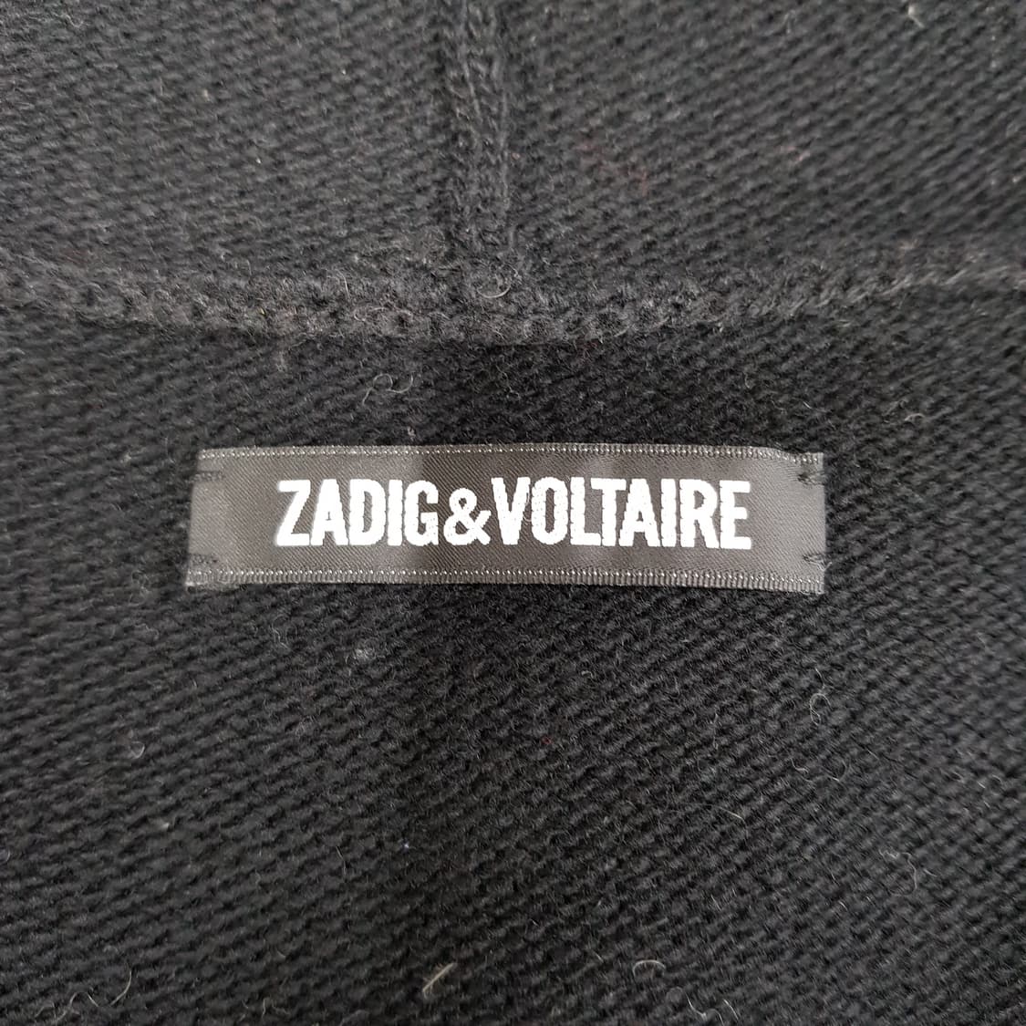 자딕앤볼테르 해골 자수 오버핏  니트 후드 집업 XS사이즈 상품이미지5