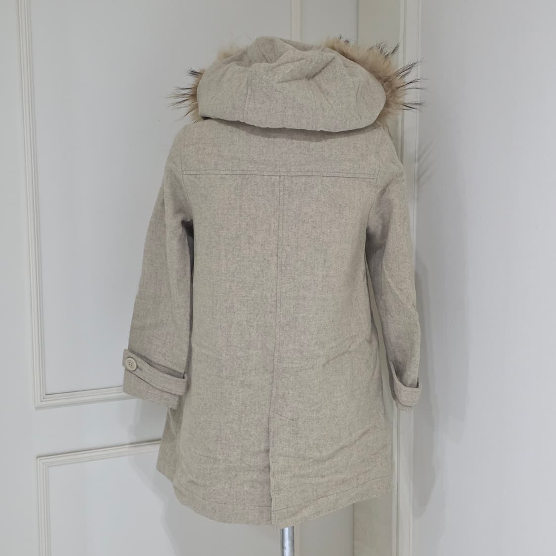 일본빈티지)하구미모리걸st 로맨틱 겨울 오트밀 후드퍼 떡볶이 코스 상품이미지5