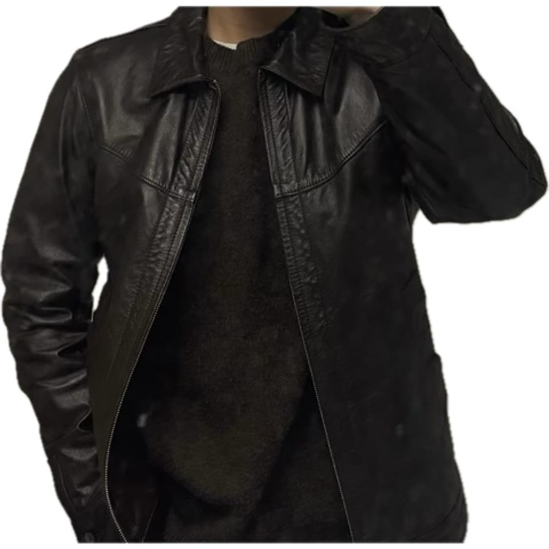 유나이티드 애로우즈 레더 자켓 상품이미지2