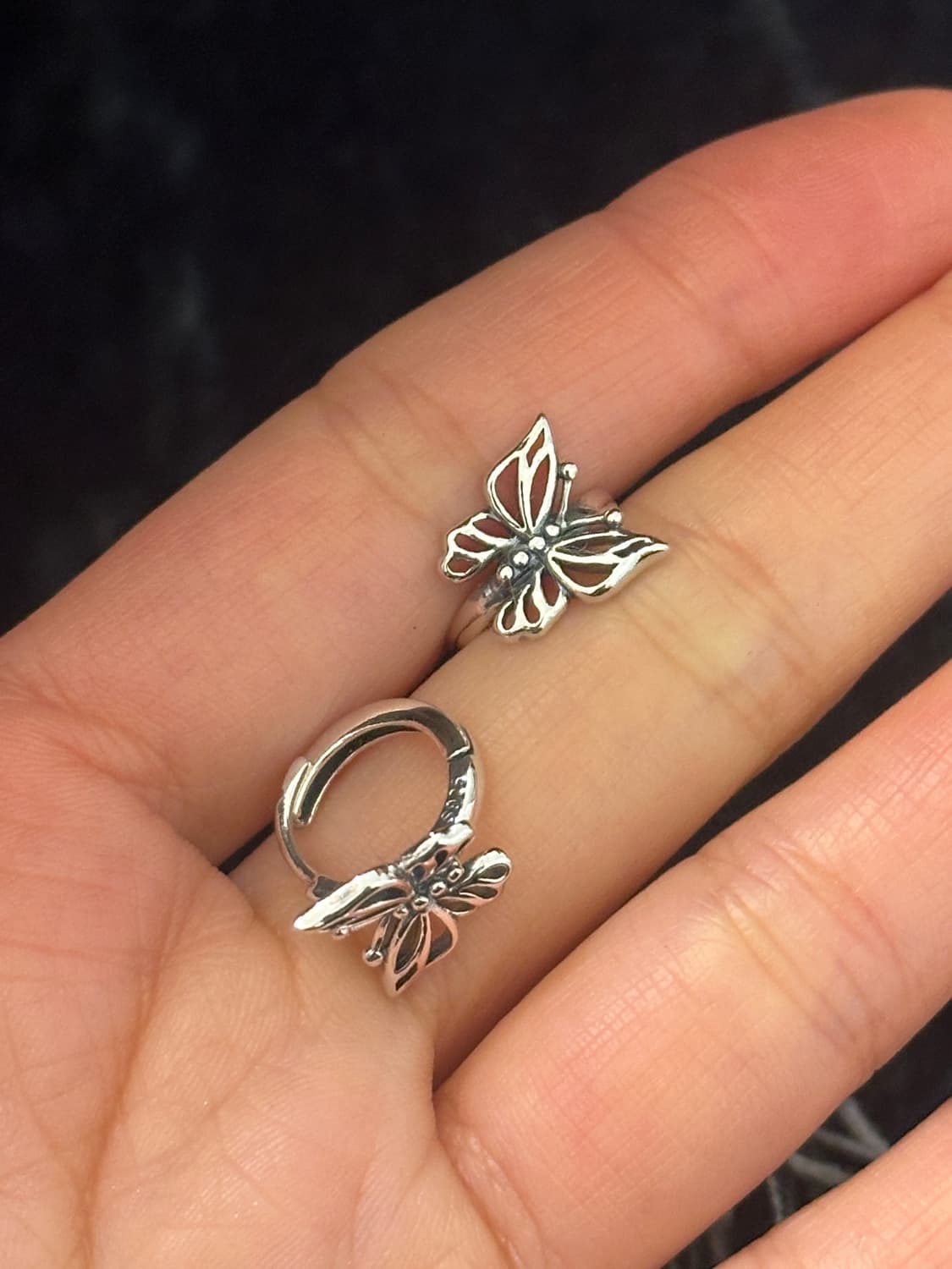 Butterfly 925Silver Hoop Earring🦋 상품이미지2