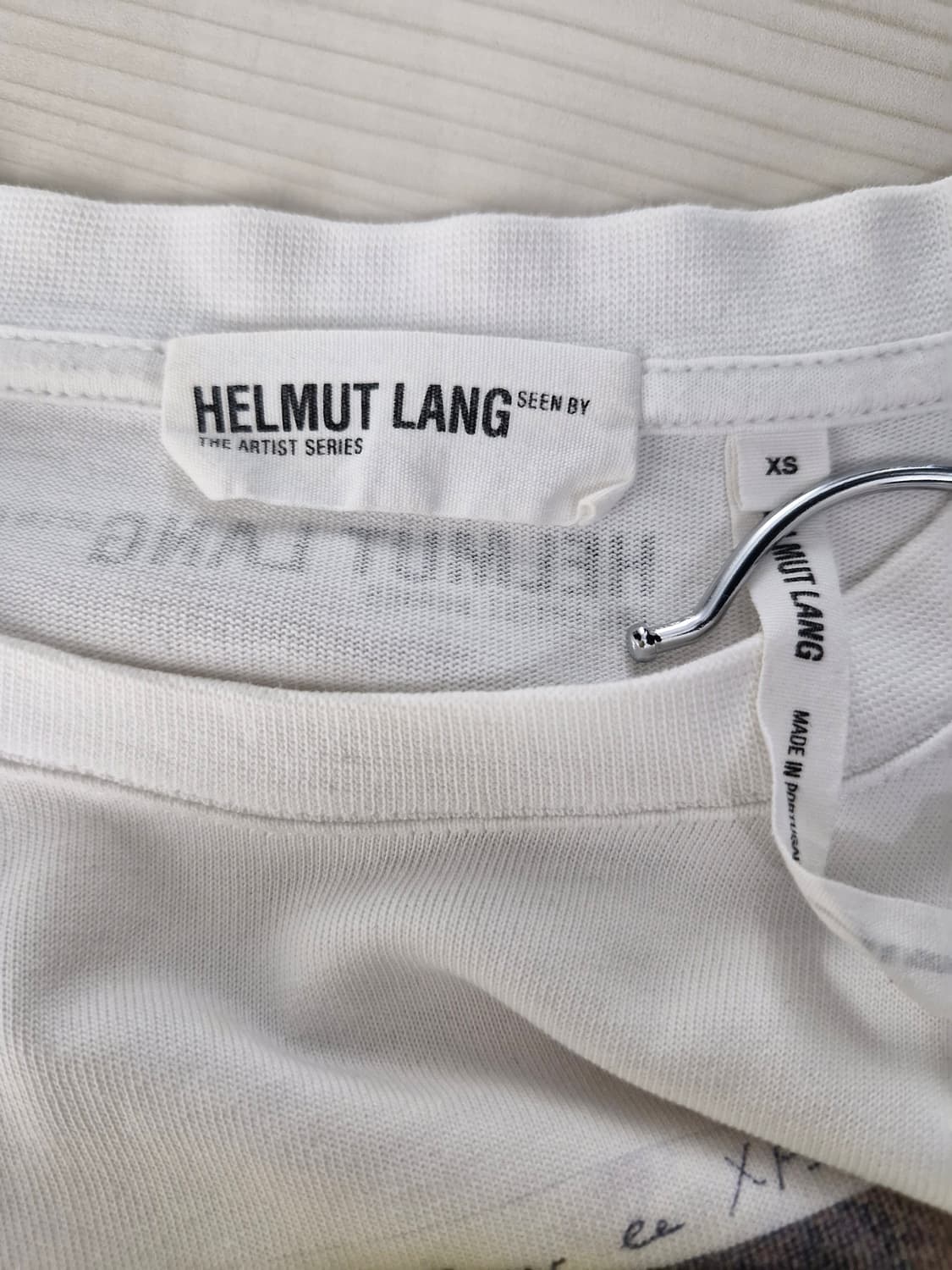 HELMUT LANG 헬무트랭 아티스트 콜라보 반팔티셔츠 상품이미지4