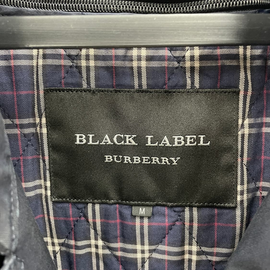 버버리 블랙라벨 딥네이비 더블 트렌치 벨티드 면 코트 상품이미지3