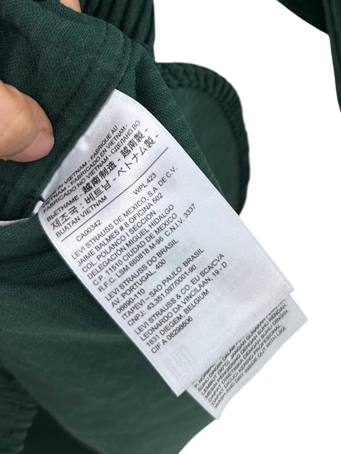 리바이스 코듀로이 셔츠 그린 (L~XL) 상품이미지8
