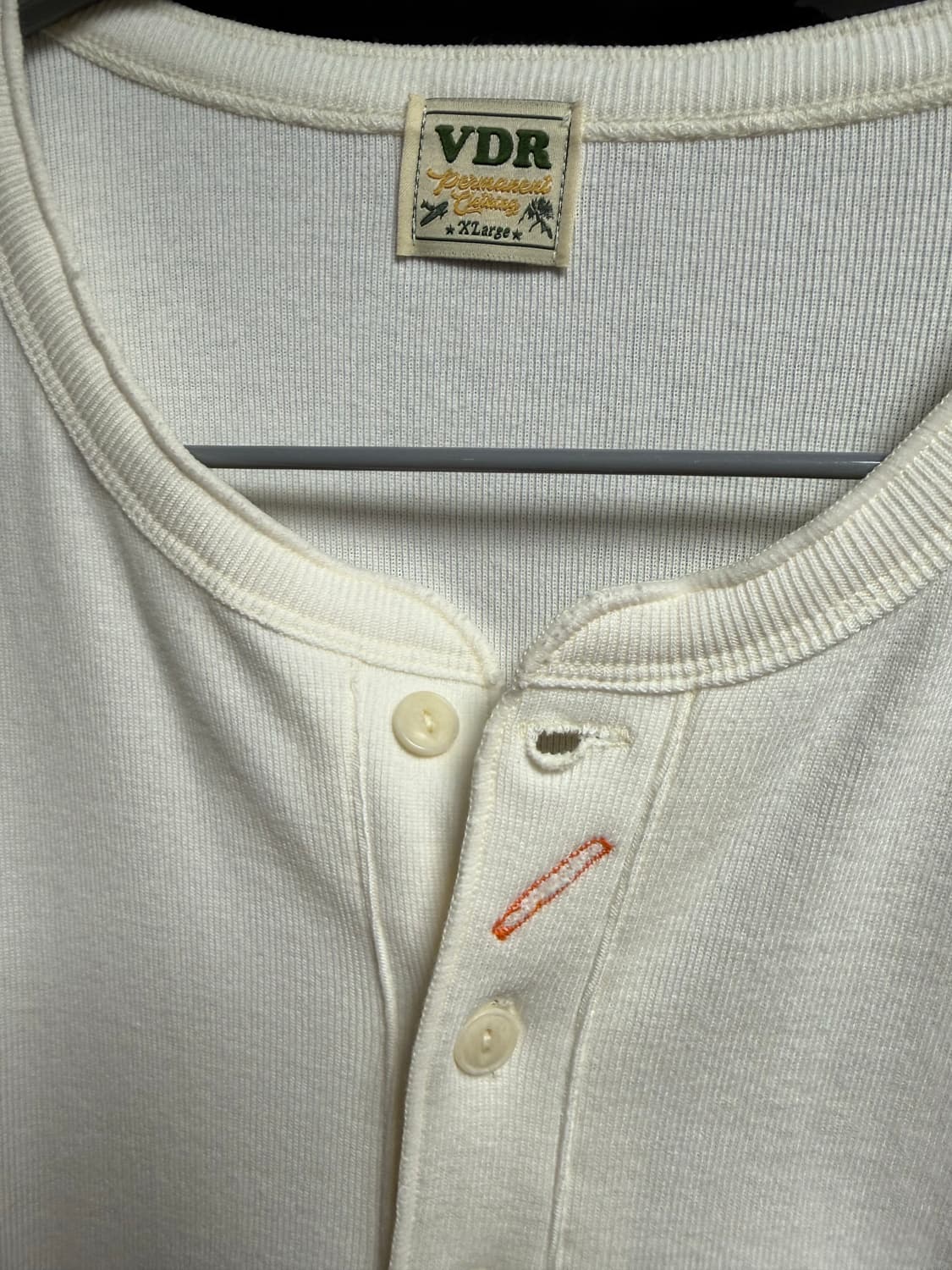 VDR BIKERS HENLY NECK T-SHIRT [Vanilla] 상품이미지5