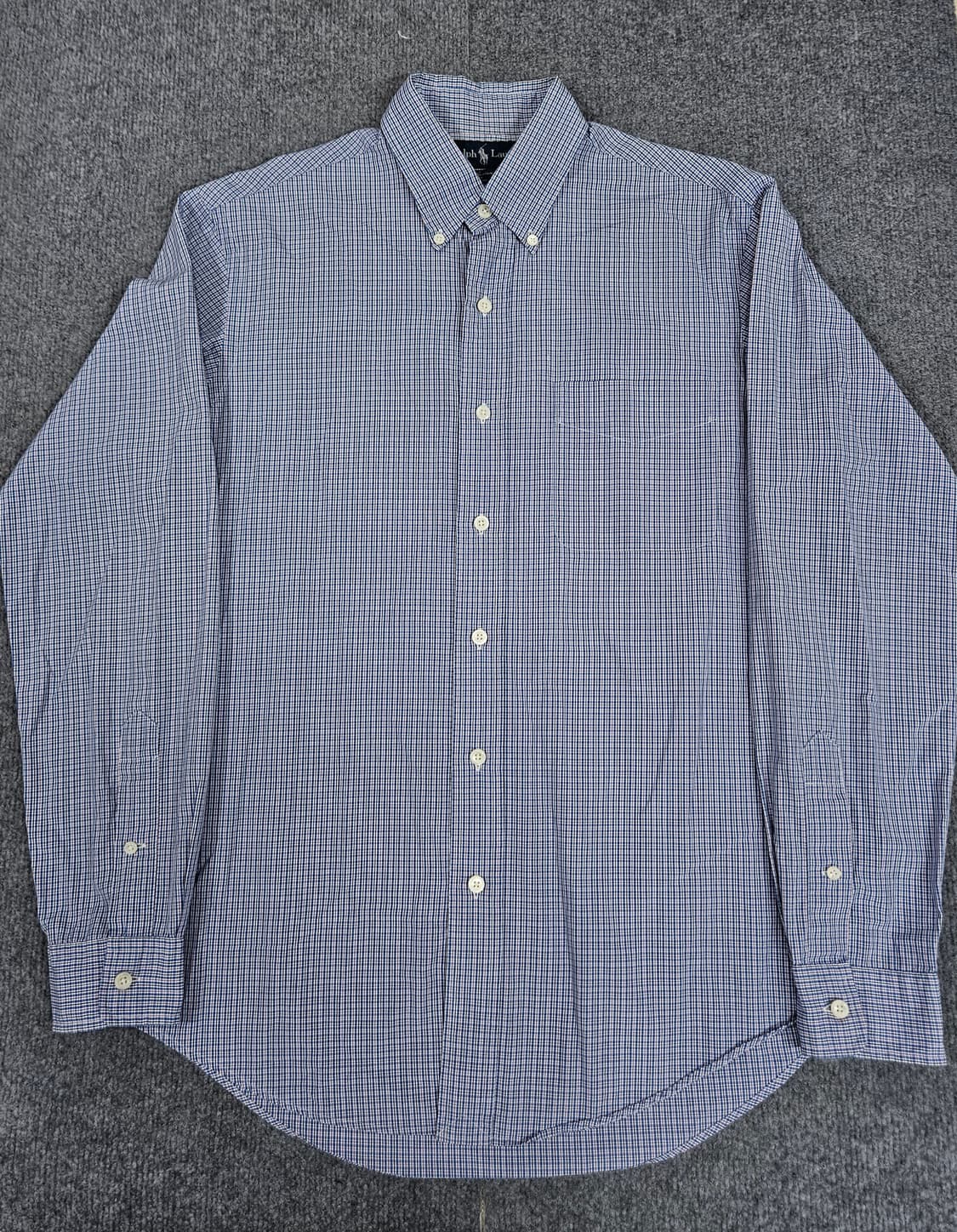 폴로 랄프로렌 커스텀핏 체크셔츠 급처 상품이미지1