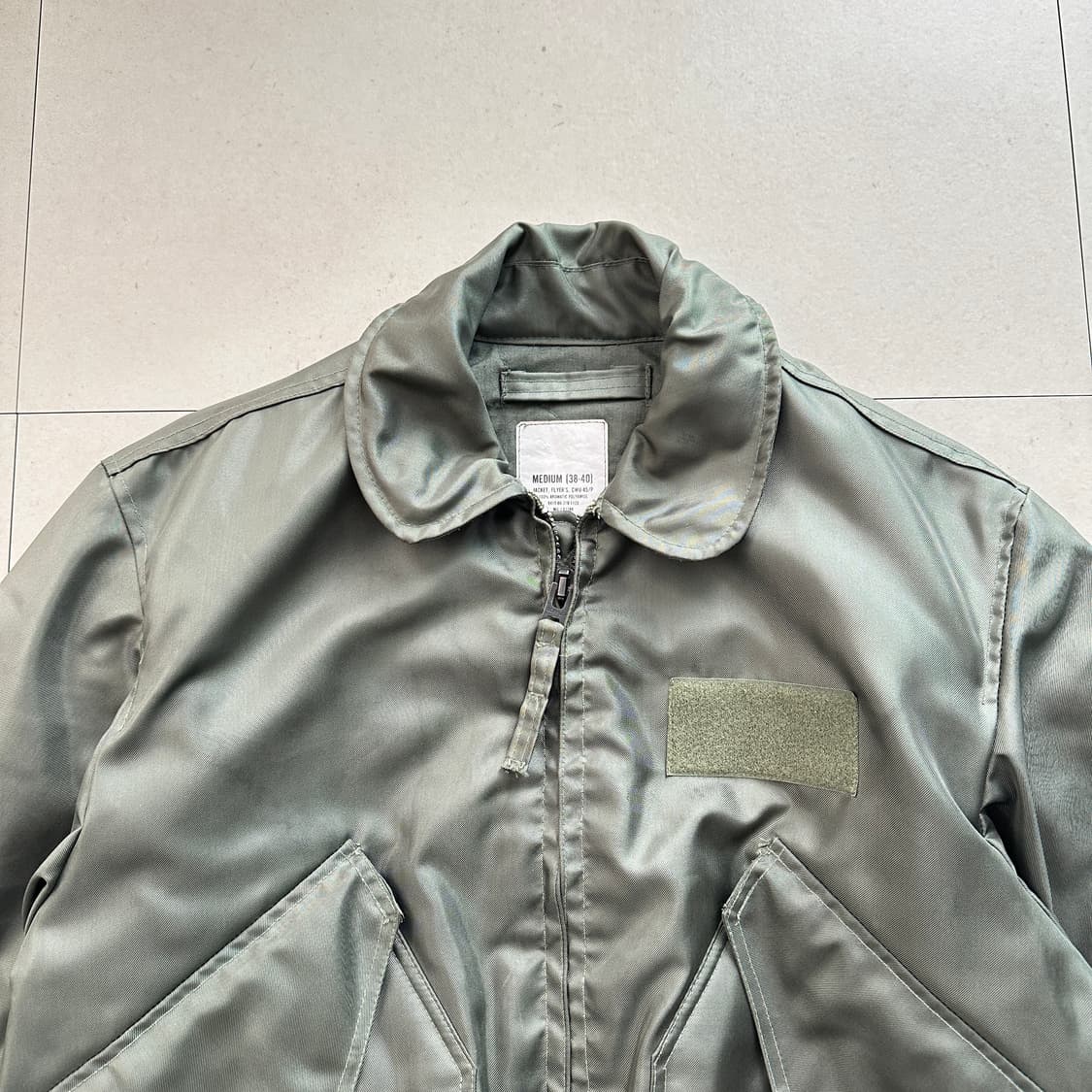 80s 오리지널 미군 CWU-45/P 항공점퍼 M 상품이미지2