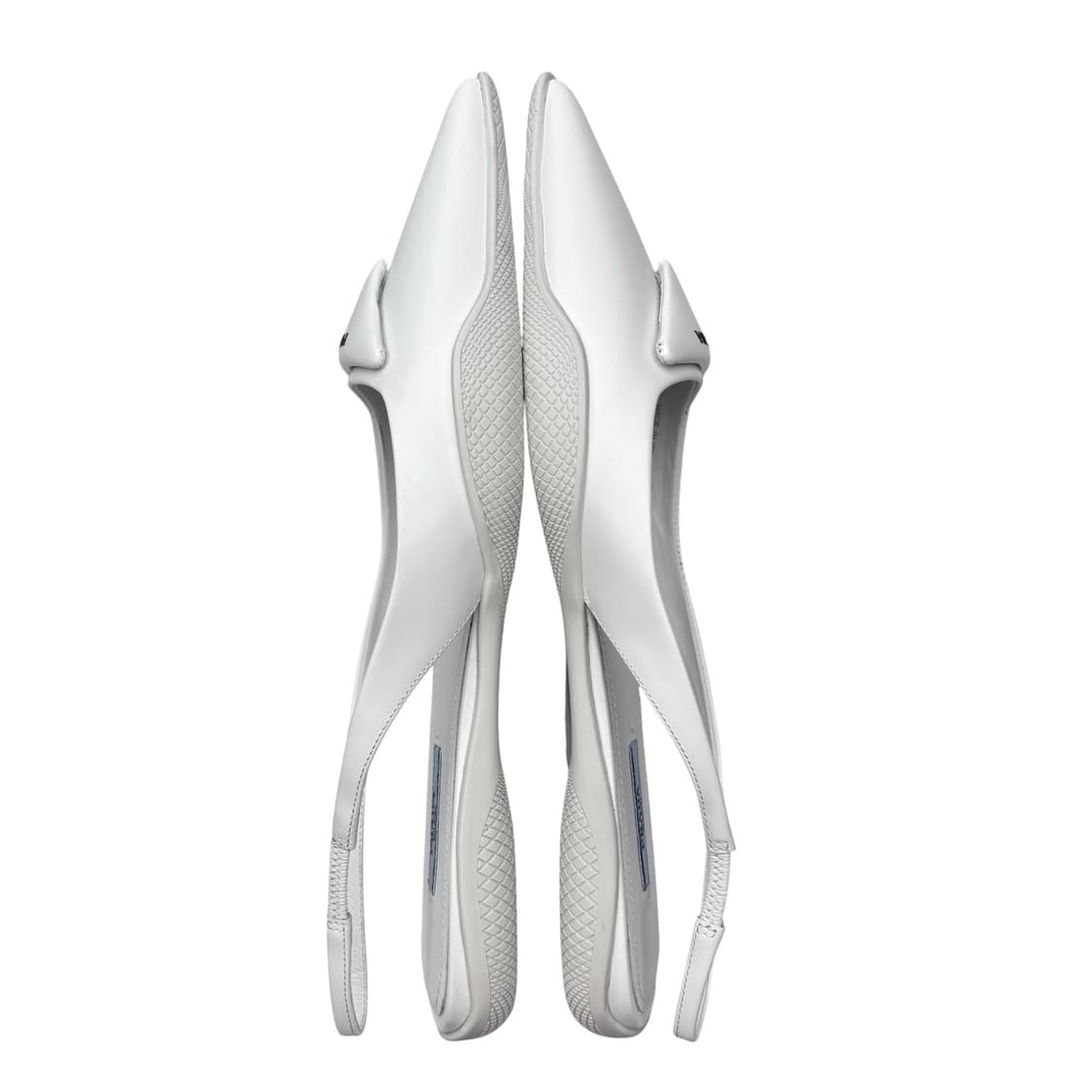 프라다 브러시드 발레리나 슬링백 삼각 로고 상품이미지7