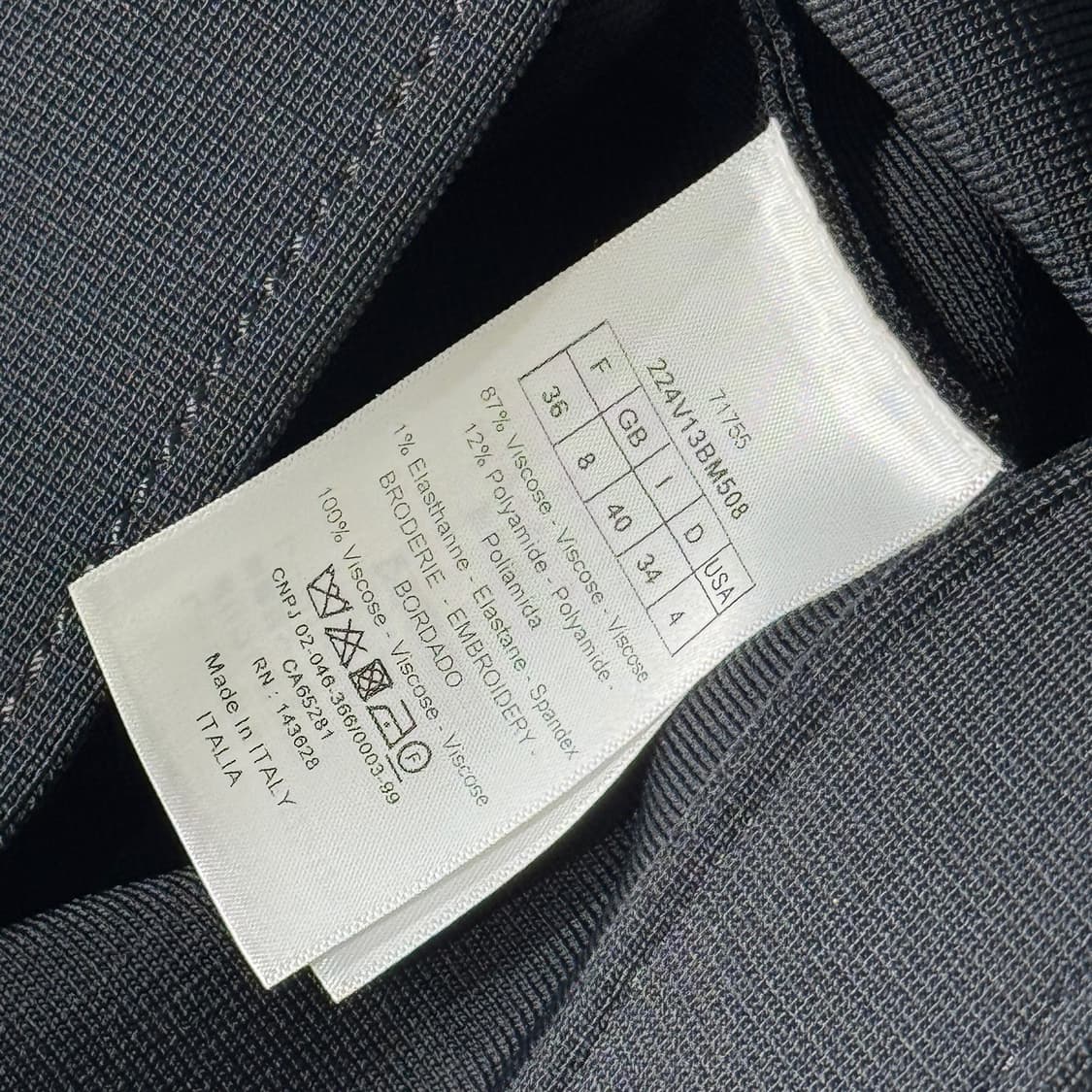 디올 숏슬리브 자켓 테크니컬 메쉬 블레이저 블랙 상품이미지8