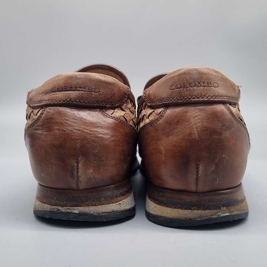 콜롬보 레더 슬립온 실사이즈255 굽4.5 상품이미지4