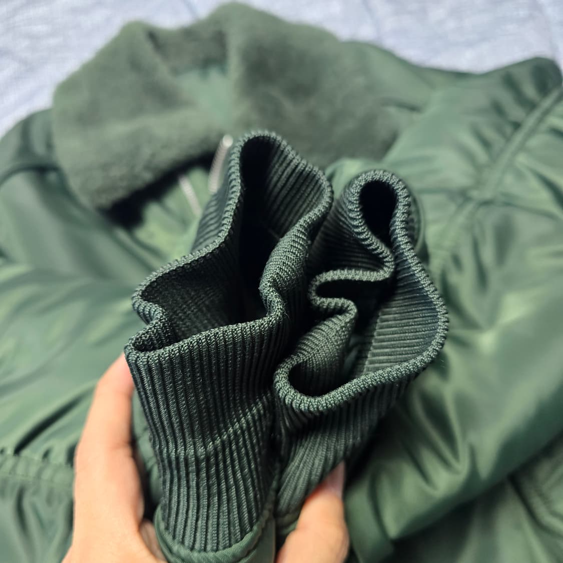 [52] 준지 21FW 컬렉션 무스탕 마원 카키 상품이미지2