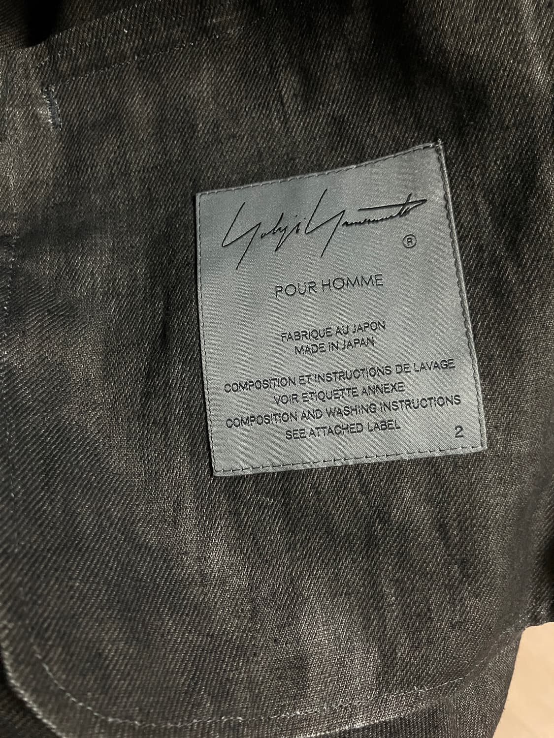 요지 야마모토 뿌르 옴므 24ss 리넨 자켓 코트 상품이미지9