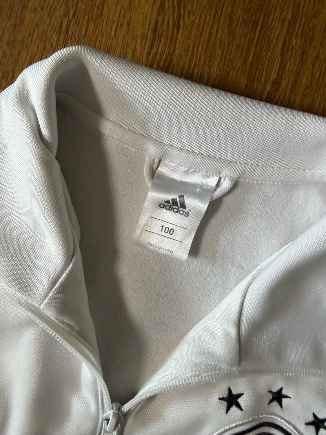 (대대장!!)아디다스 독일 화이트 실버 흰실 트랙탑 져지 L 상품이미지4