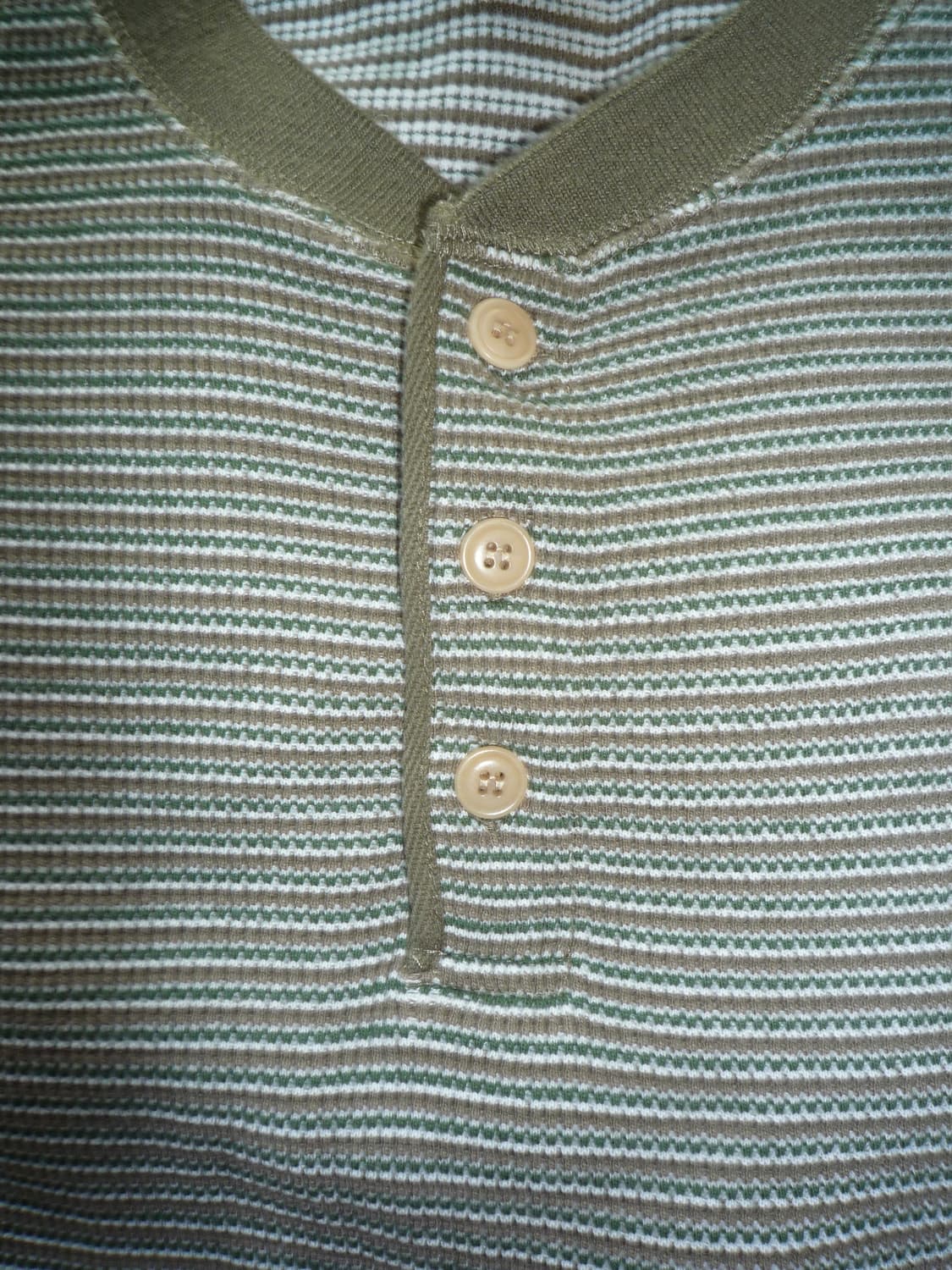 Khakis 카키스 헨리넥 니트 그린 상품이미지4