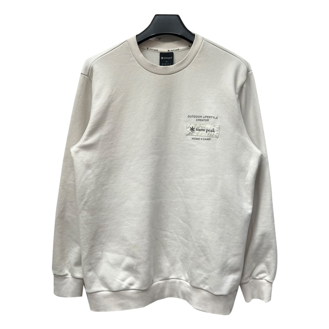 스노우피크 우븐 패치 맨투맨 100 상품이미지2