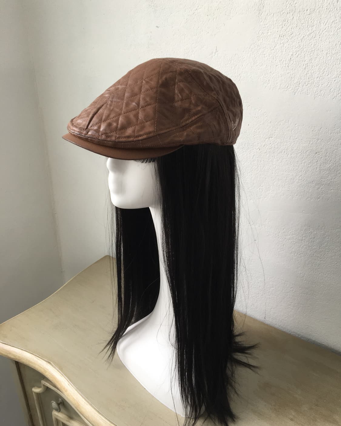 fake leather hunting cap 상품이미지1