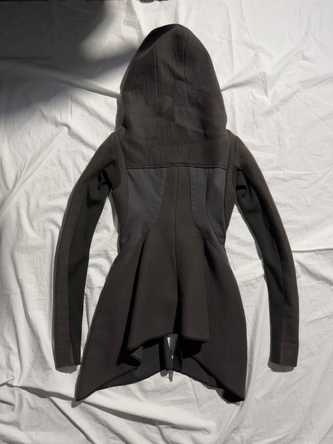 릭오웬스 08FW STAG 런웨이 코르셋 캐시미어 후드 코트 상품이미지3