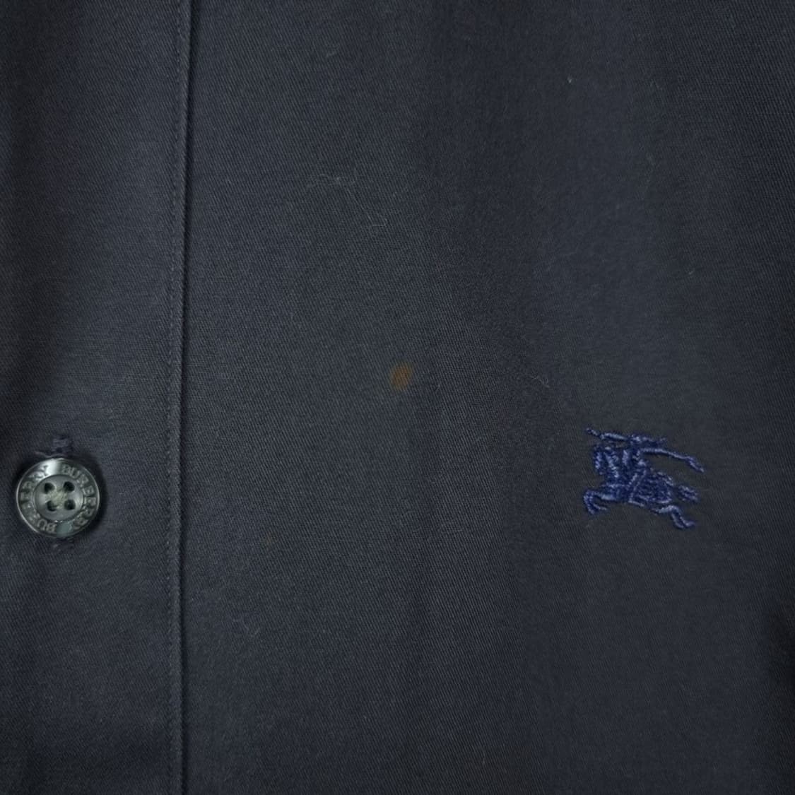 [버버리] 로고 자수 셔츠 블랙 M18400 상품이미지9