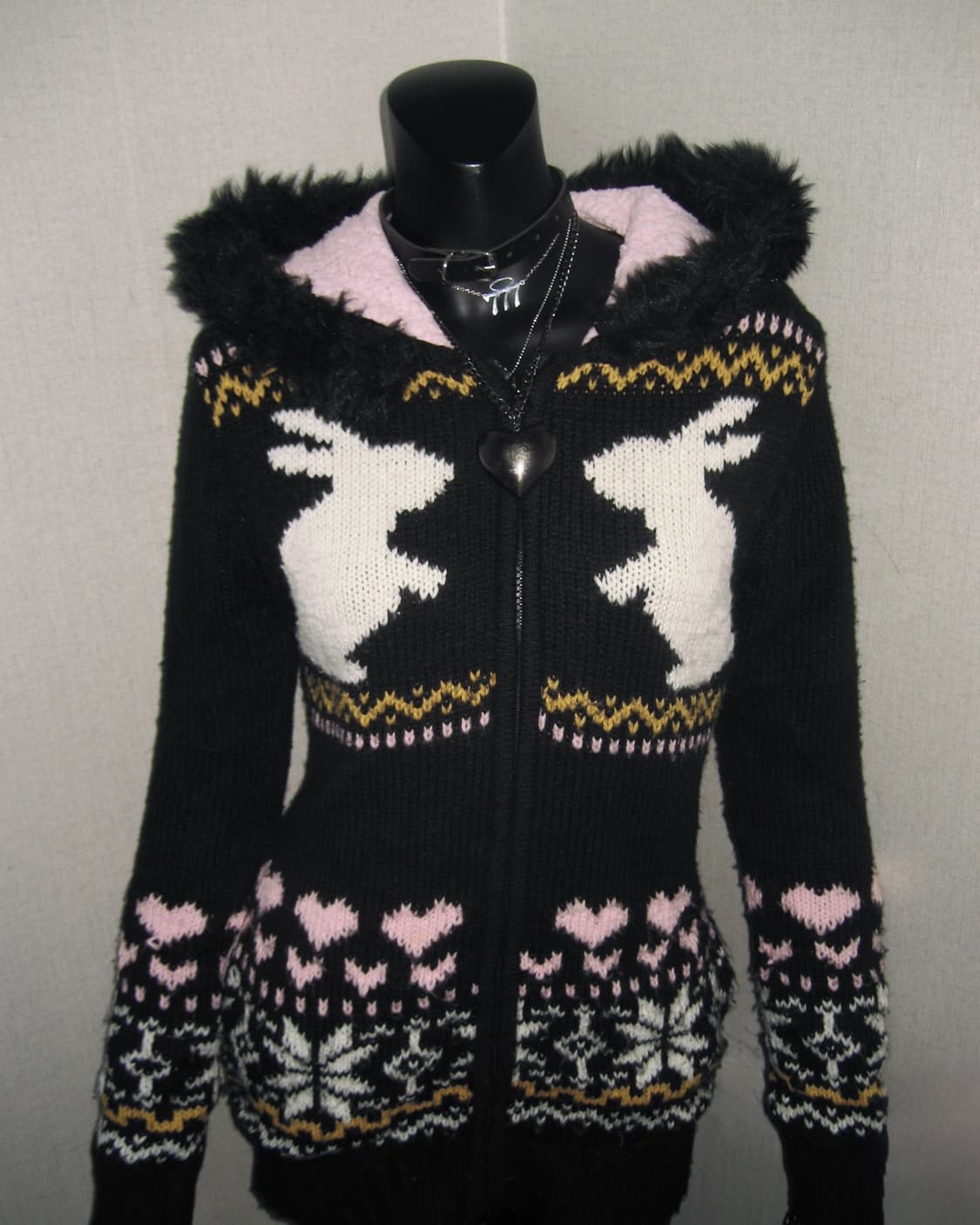 리즈리사돌 LIZ LISA doll 코위찬 노르딕 퍼 니트가디건 히메갸루 상품이미지7