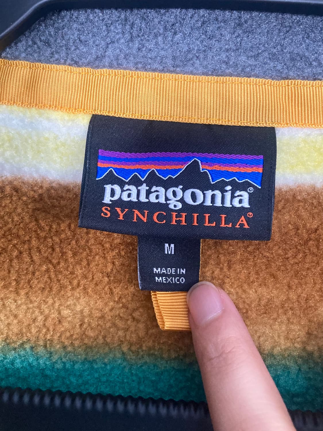 파타고니아 신칠라 풀오버 스트라이프 (M) 새상품급 상품이미지4