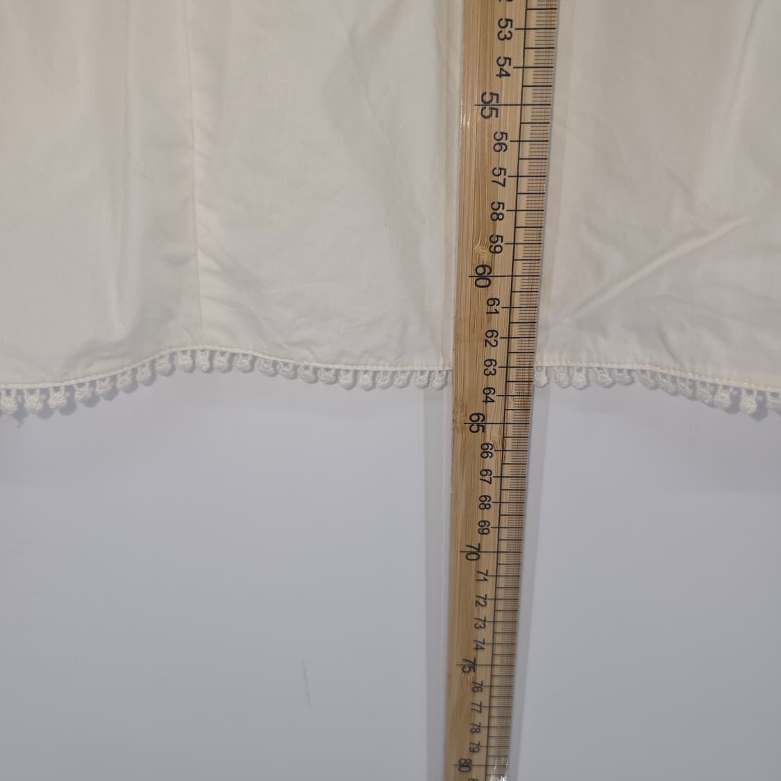 J.CREW 아이보리 레이스 프릴 블라우스 상품이미지3