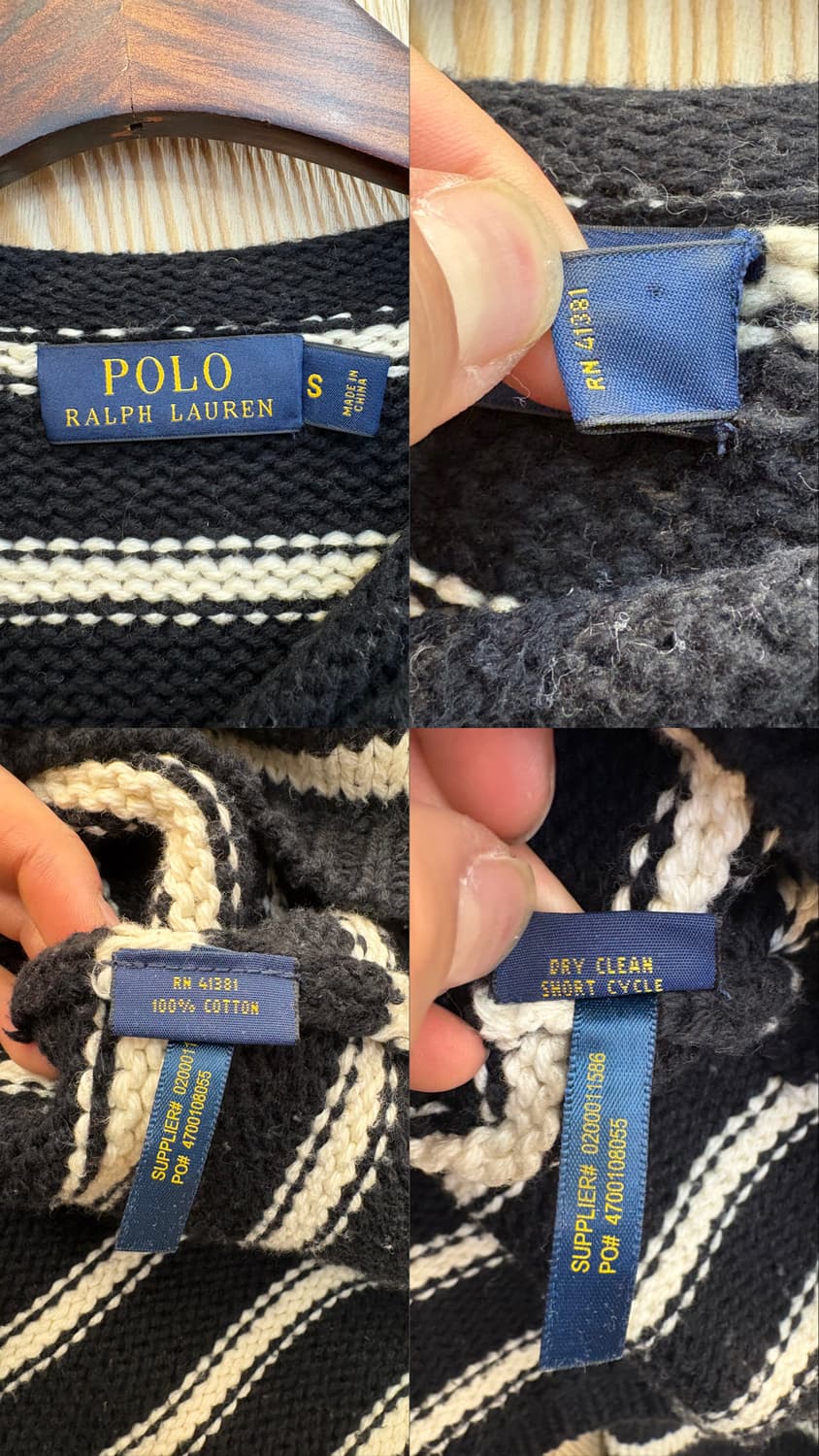 폴로 랄프로렌 스트라이프 크롭 니트 상품이미지10