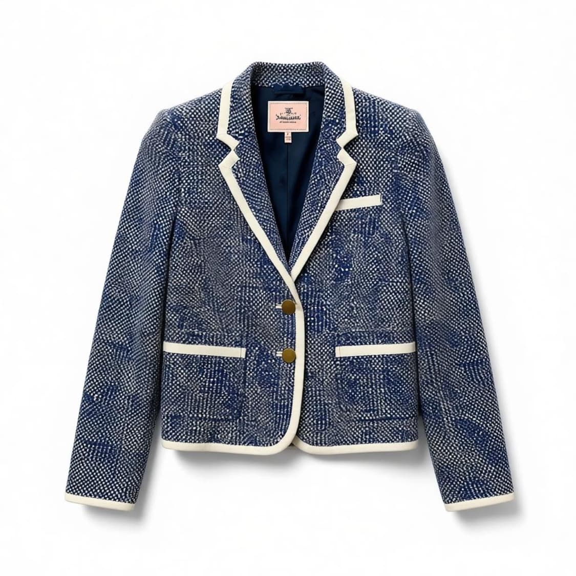 Juicy Couture 쥬시꾸뛰르 블루 트위드 블레이저 자켓 상품이미지1