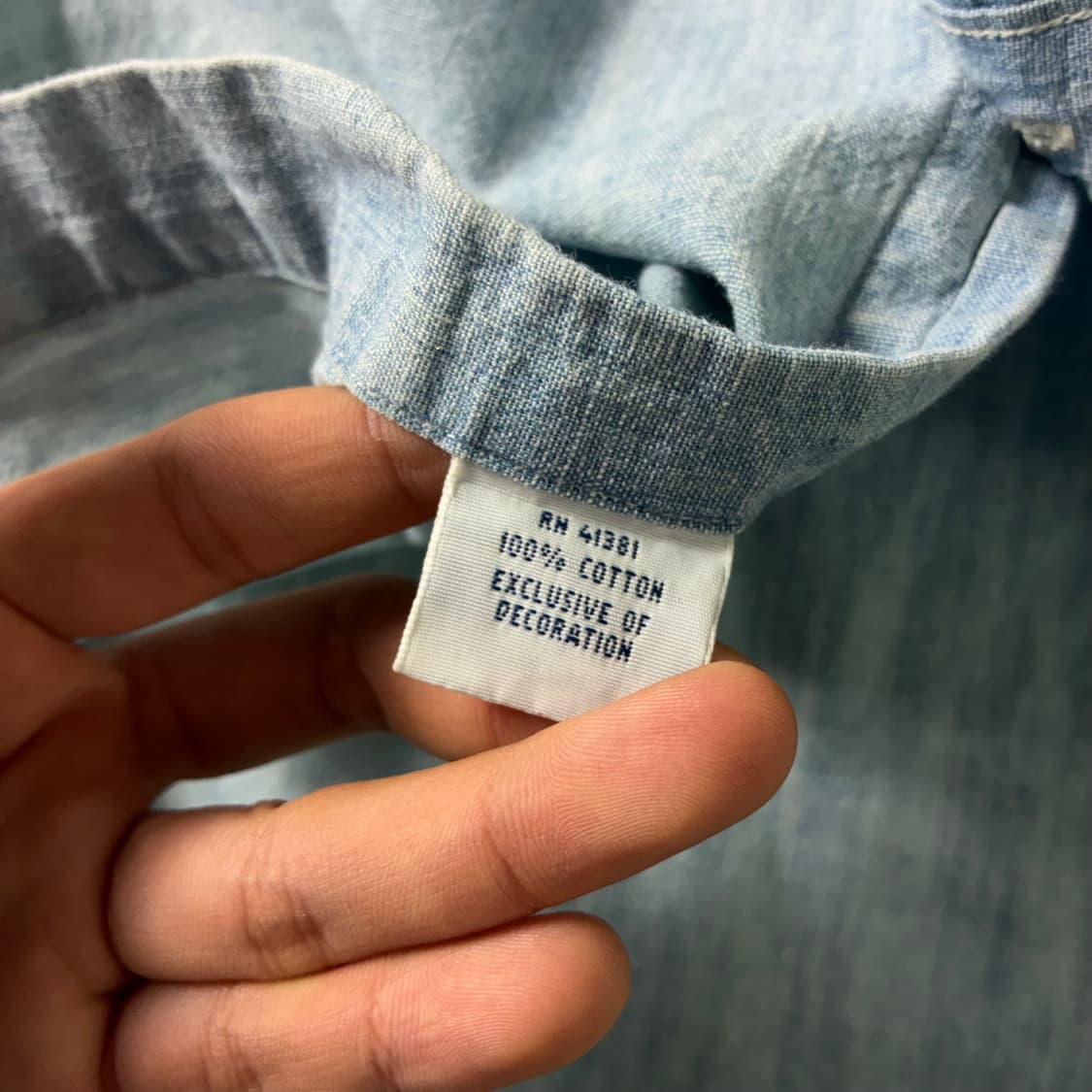 Polo  폴로 랄프로렌 자수 코튼 샴브레이 셔츠  상품이미지5