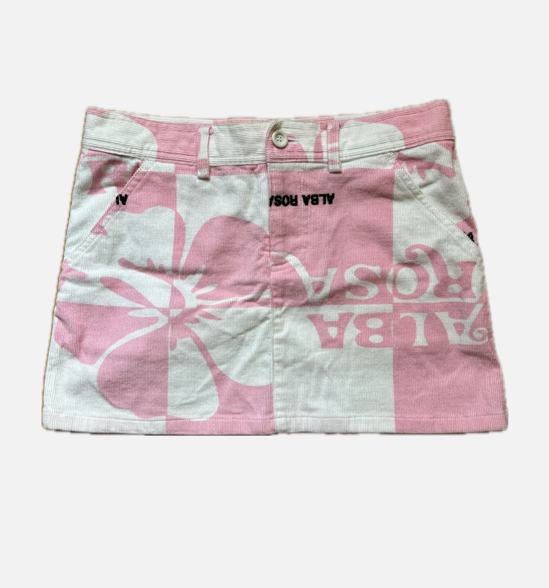 alba rosa 알바로사 핑크 히비스커스 미니 스커트 오네갸루 히메갸루 상품이미지1