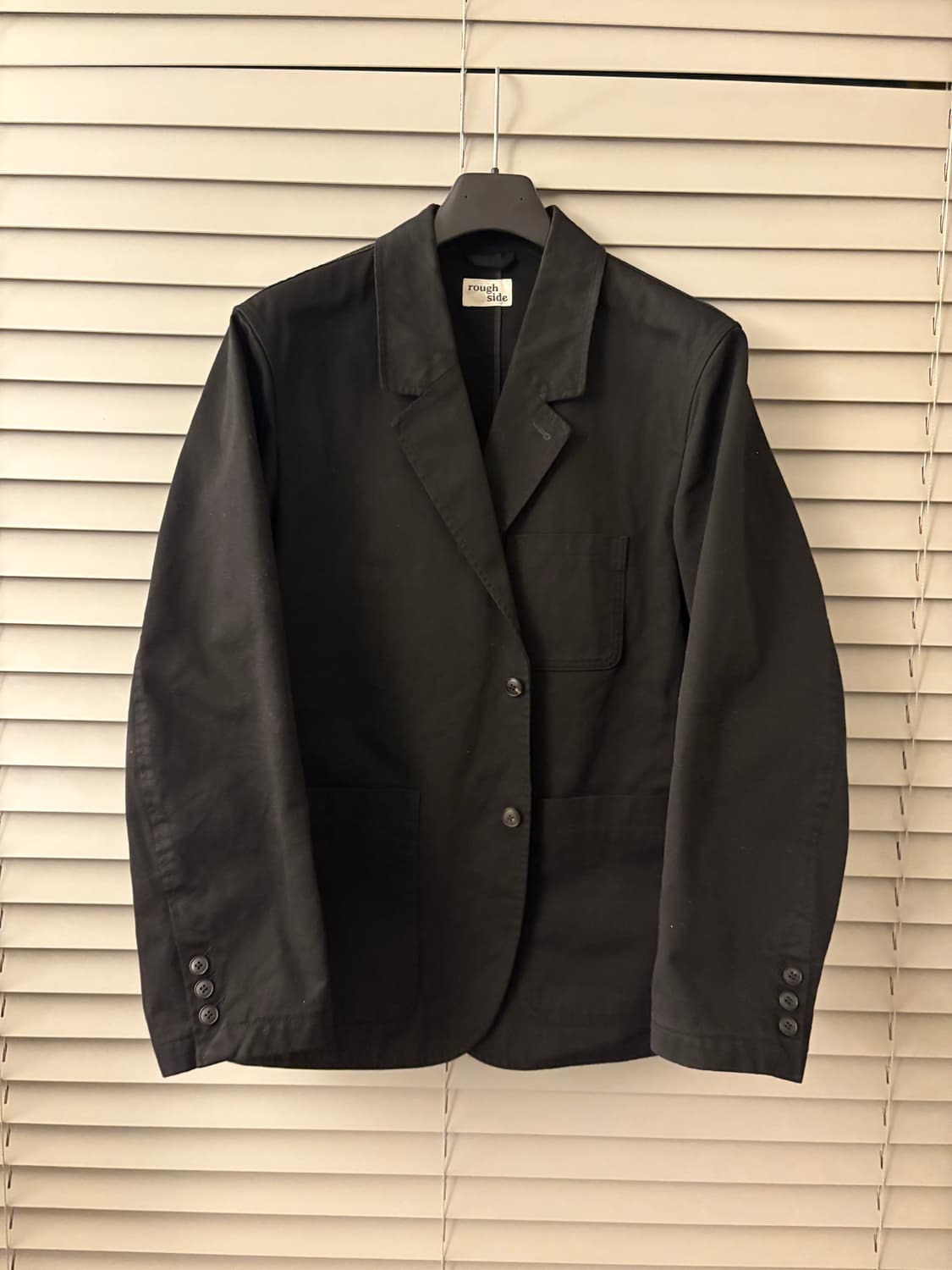 러프사이드 슬롭 자켓 블랙 2 사이즈 상품이미지1