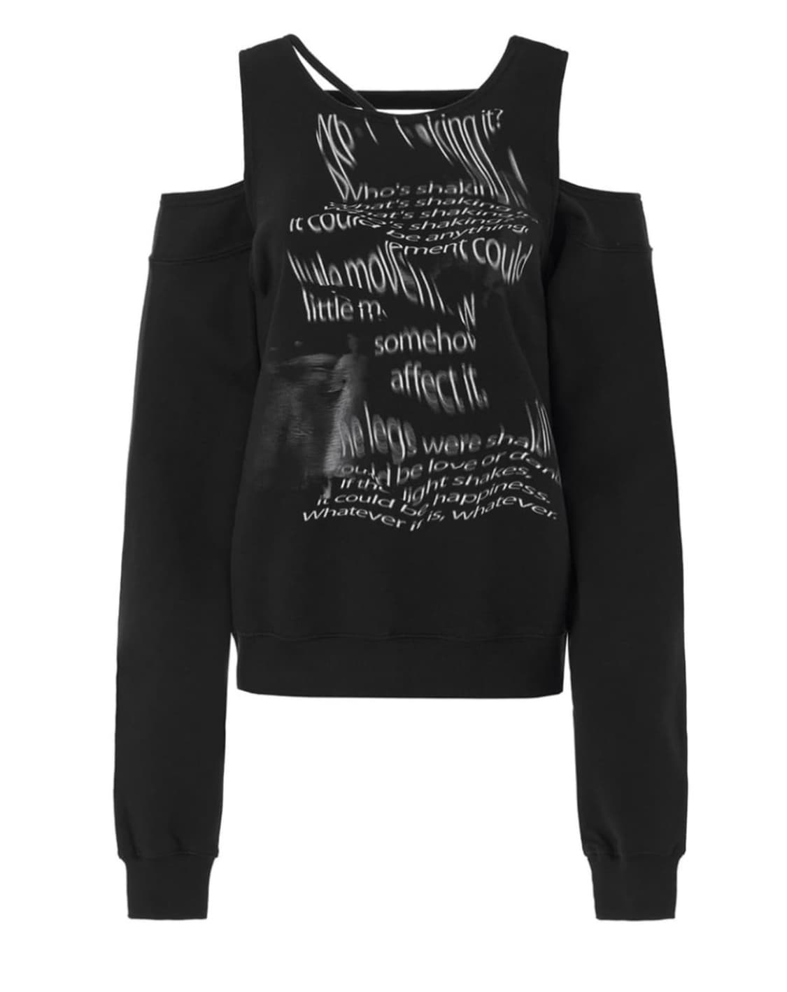 나체 bare sweat shirt black (1사이즈) 상품이미지1