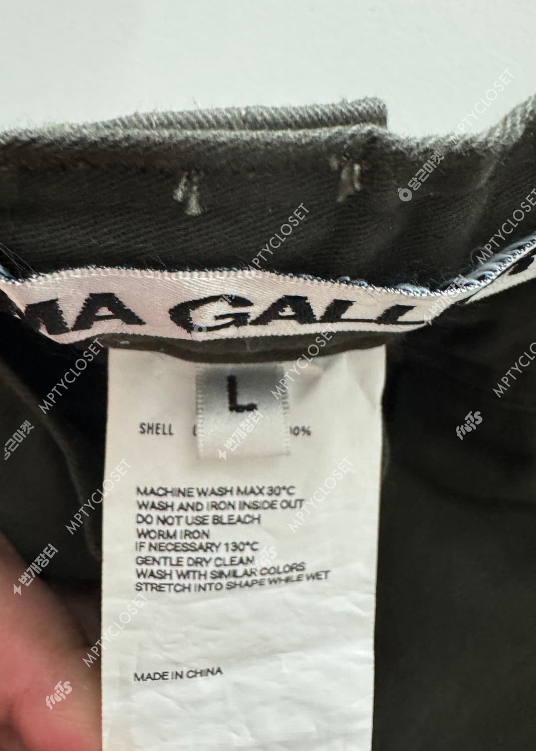 [L] 감마갤러리 멀티포켓 카고 팬츠 딥카키 상품이미지7