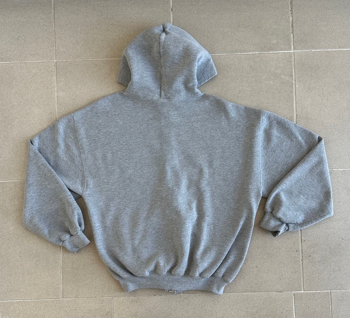 90s 빈티지 러셀 후드집업 그레이 L 상품이미지2