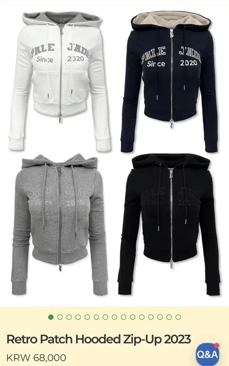 페일제이드 레트로 패치 후드집업 상품이미지3