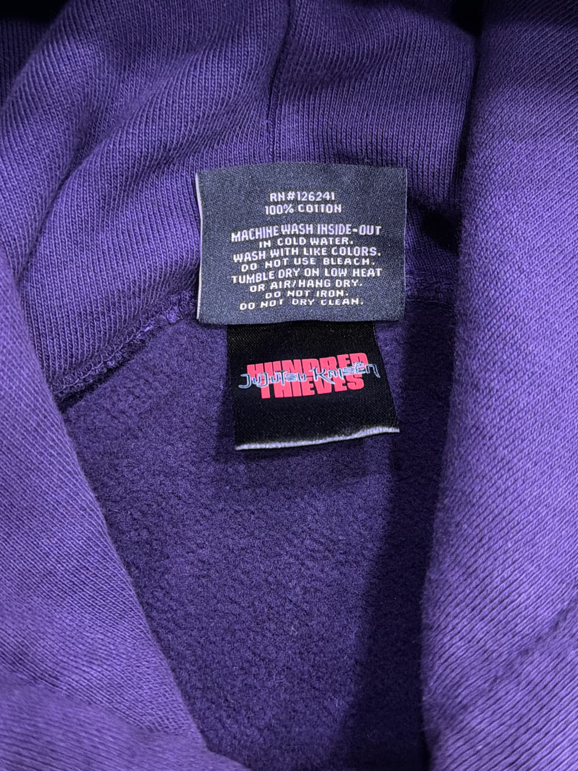 100 Thieves USA 메이드 주술회전 공식 후드티 후디 M 상품이미지10