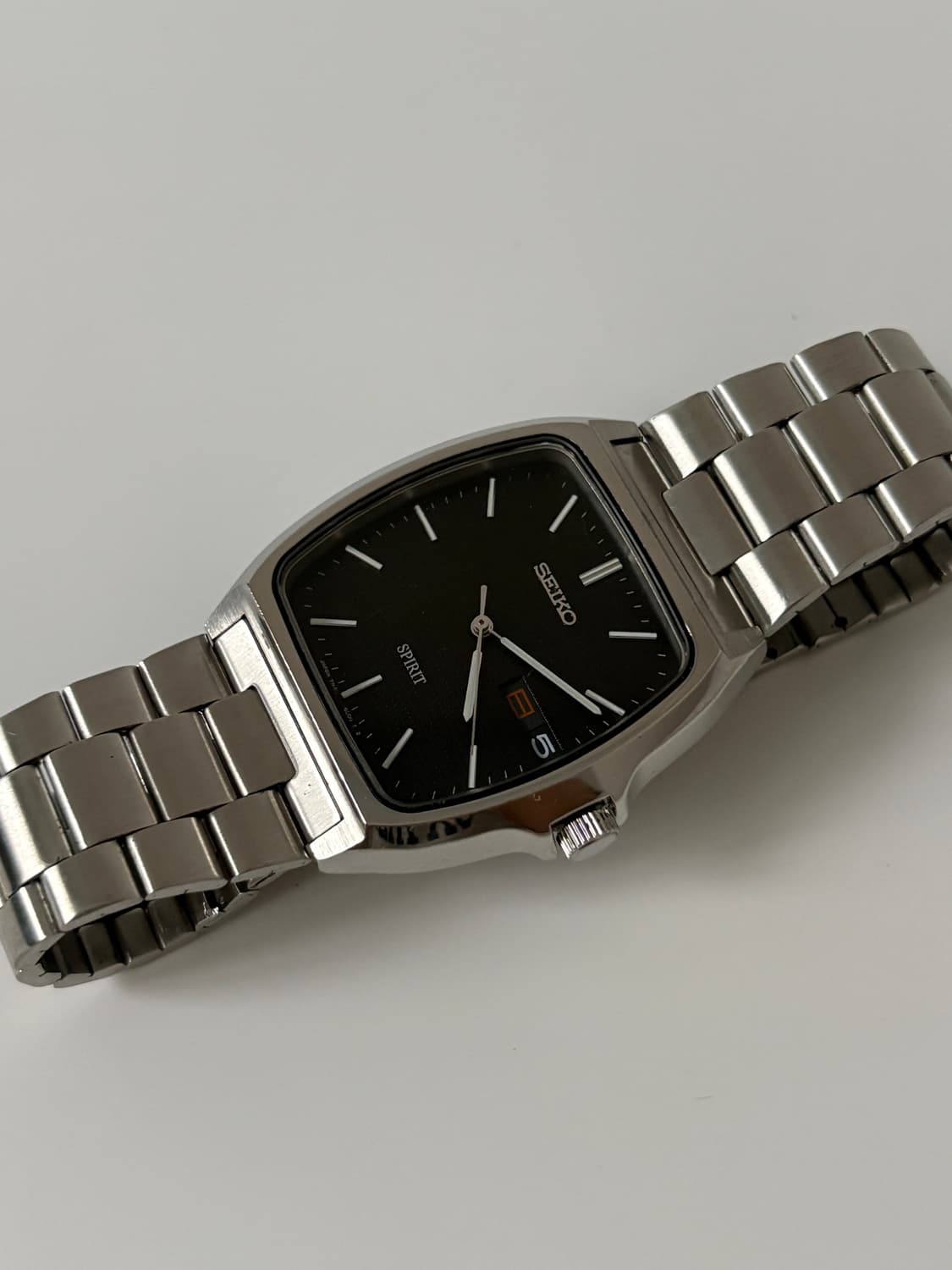 1990s Spirit Black Dial Square Quartz 상품이미지4