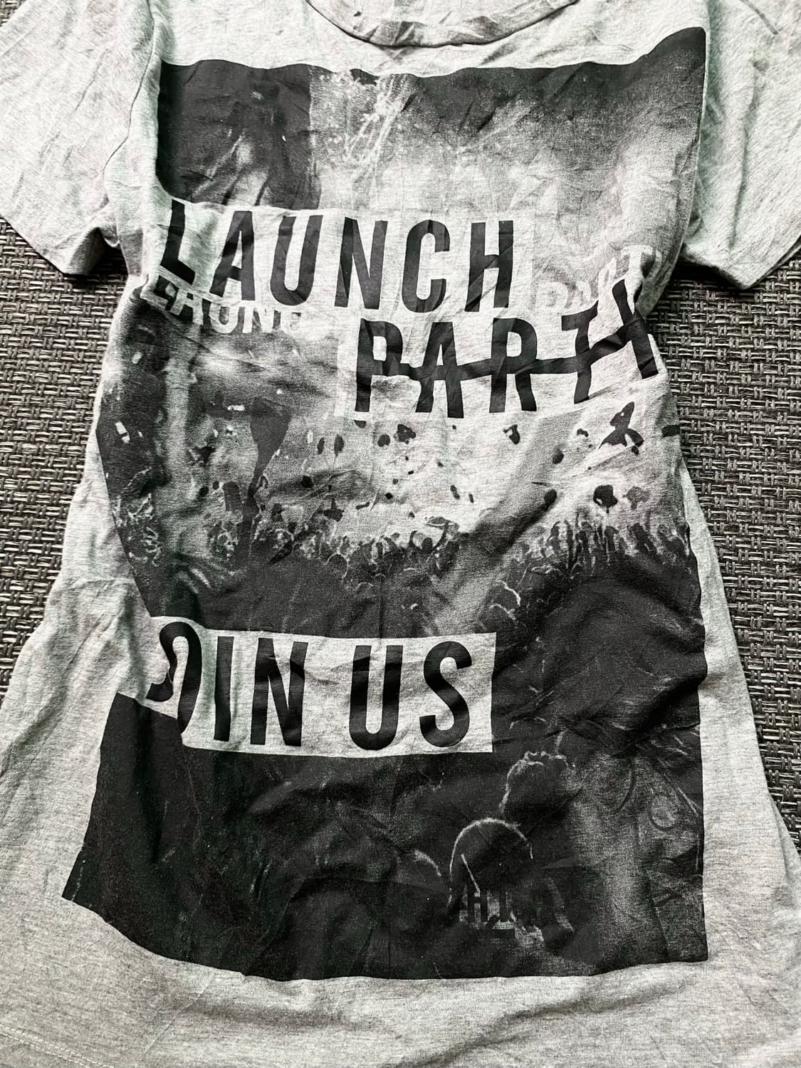 [PARK GIRL]2000s Print Grey Tee 상품이미지3