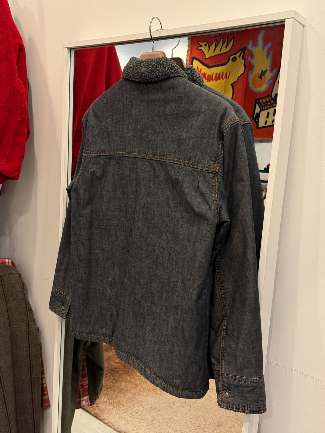 00s Levis 리바이스 쉐르파 데님 트러커 자켓 상품이미지6