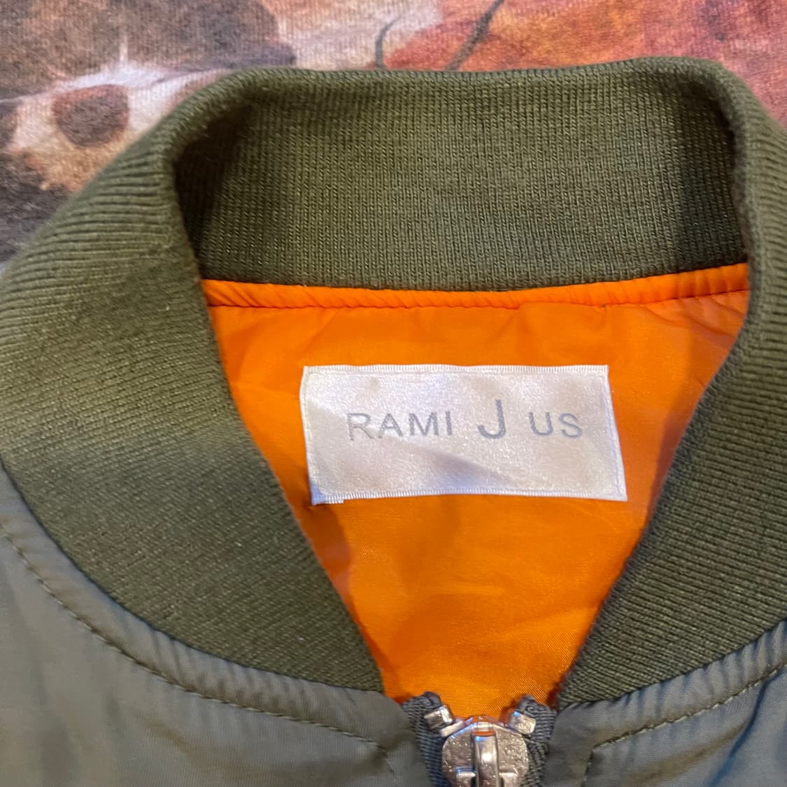 빈티지 RAMI J US 항공점퍼 ma-1 Free 상품이미지3
