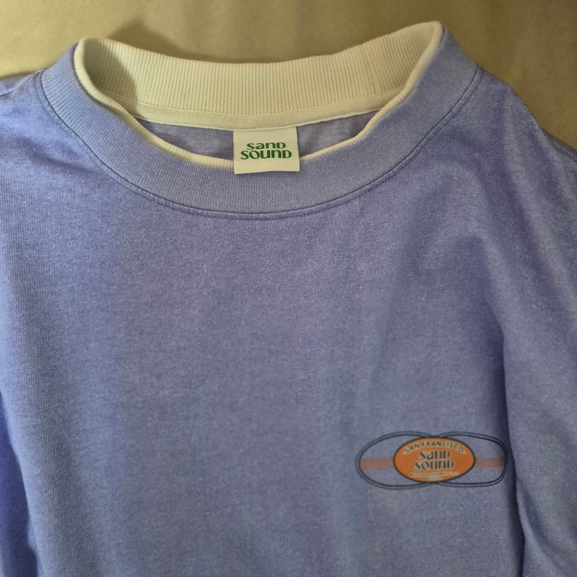 Sand Sound(샌드 사운드) 긴팔 레이어드 티셔츠 L 상품이미지2