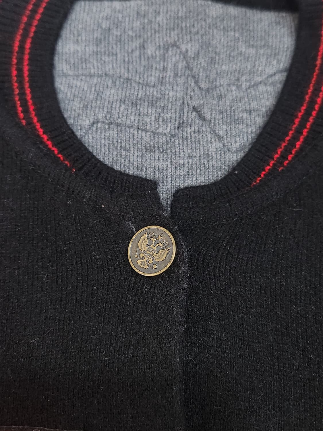 [F] 호랑이 패치 니트 자켓 봄버 여성 F사이즈 상품이미지4