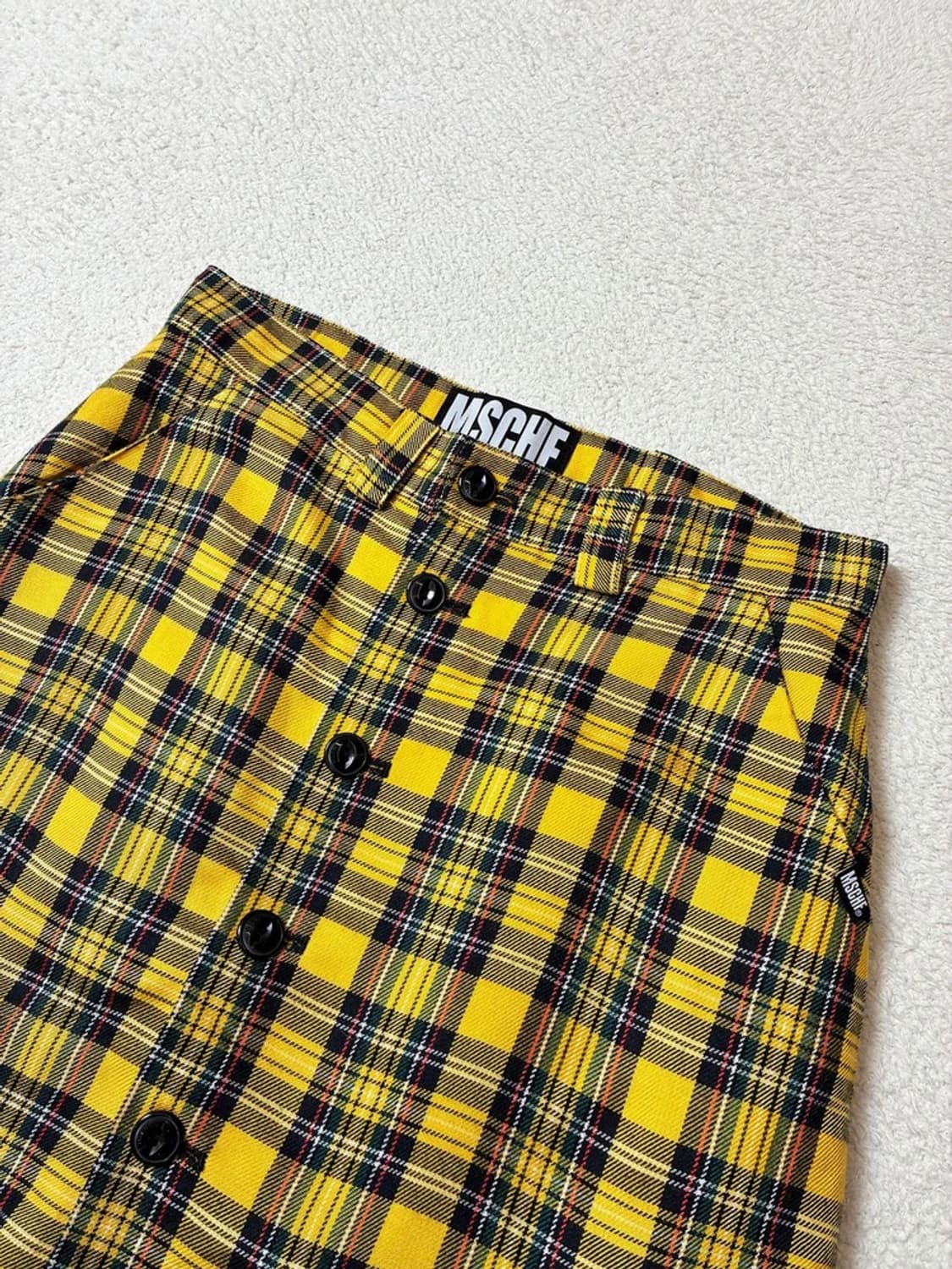 미스치프 MSCHF 타탄체크 버튼업 미니 스커트 PN7417 상품이미지3