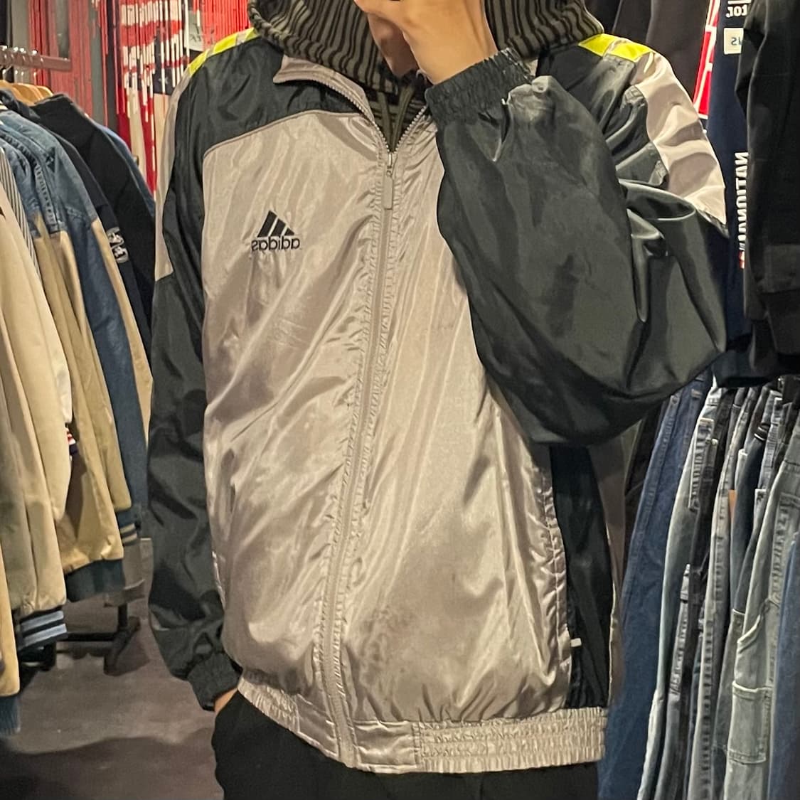 [IM] adidas 아디다스 바람막이 그레이 상품이미지4