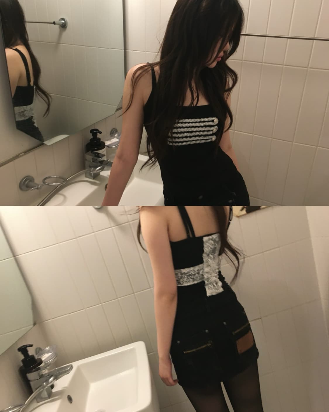 Black Lace Napoléon Camisole 상품이미지1