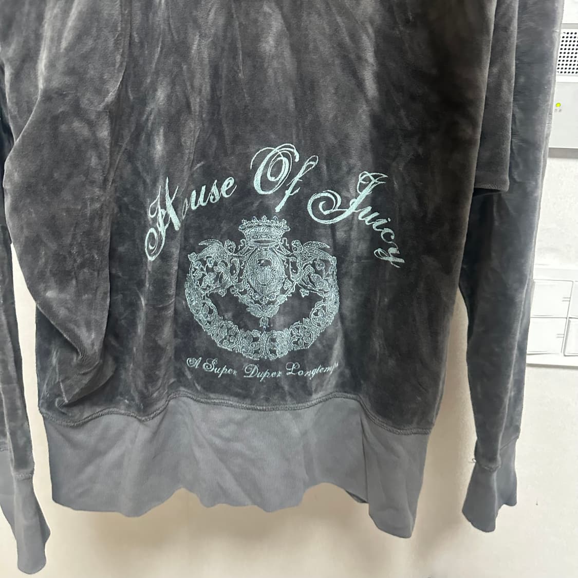 쥬시꾸뛰르 벨벳 후드집업 상품이미지2