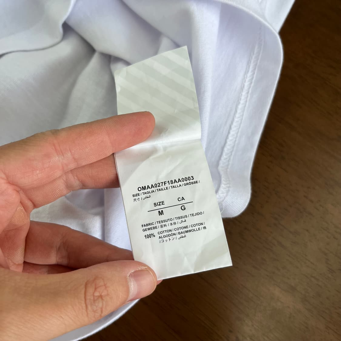 오프화이트 우먼 반팔 티셔츠 M 상품이미지5
