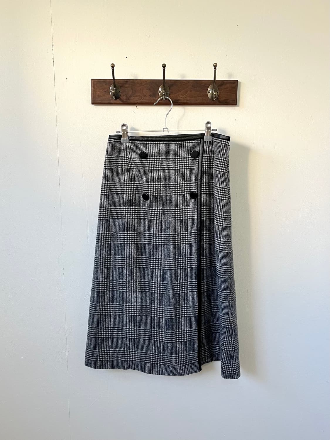 UNTITLED 하운드투스 울 스커트 상품이미지1